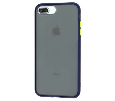 Чохол для iPhone 7 Plus / 8 Plus "LikGus Maxshield" синій / салатовий