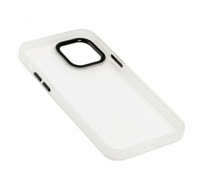 Чохол для iPhone 12/12 Pro Metal Buttons білий 2729711