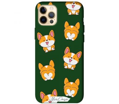 Чохол для iPhone 12 Pro Max Mixcase green дизайн 1