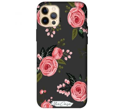 Чохол для iPhone 12 Pro Max Mixcase чорний дизайн 23