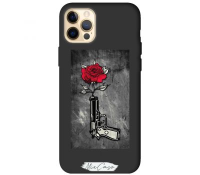 Чохол для iPhone 12 Pro Max Mixcase чорний дизайн 38