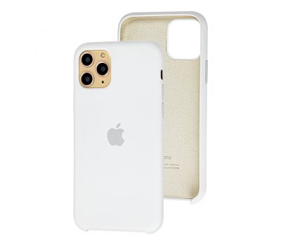 Чохол Silicone для iPhone 11 Pro Premium case білий