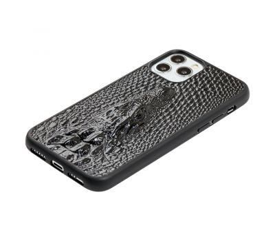Чохол для iPhone 11 Pro Max Reptile Cayman чорний 2734777