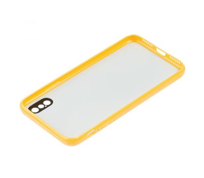 Чохол для iPhone Xs Max Shine mirror жовтий 2735941