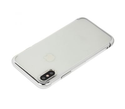 Чохол Shining для iPhone X / Xs case сріблястий 2735743