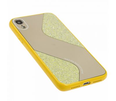 Чохол для iPhone Xr Shine mirror жовтий 2735921
