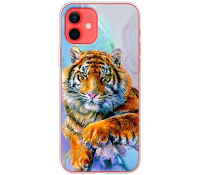 Чохол для iPhone 12 MixCase звірі тигр