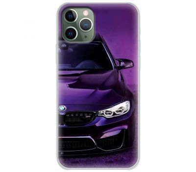 Чохол для iPhone 11 Pro Max MixCase авто бмв фіолетовий