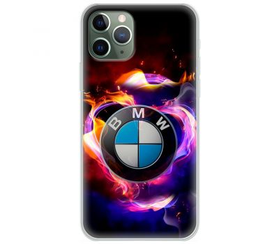 Чохол для iPhone 11 Pro Max MixCase авто бмв лого в диму