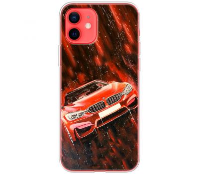 Чохол для iPhone 12 MixCase авто бмв червона