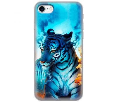 Чохол для iPhone 7 / 8 / SE MixCase звірі білий тигр