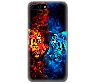 Чохол для iPhone 7 Plus / 8 Plus MixCase звірі два тигри