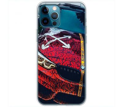 Чохол для iPhone 12 Pro MixCase авто бмв з малюнком долара