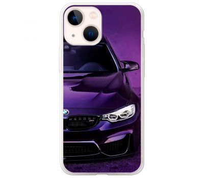 Чохол для iPhone 13 MixCase авто бмв фіолетовий