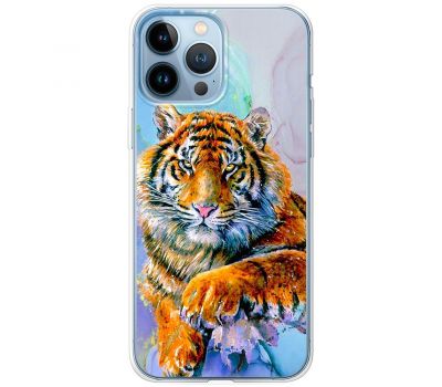 Чохол для iPhone 13 Pro MixCase звірі тигр