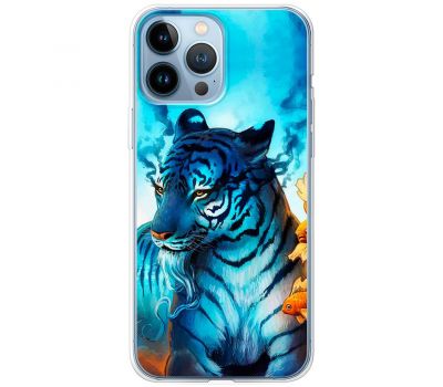 Чохол для iPhone 13 Pro MixCase звірі білий тигр