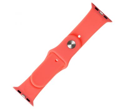 Ремінець для Apple Watch 42-44mm Band Silikone Two - Piece яскраво-червоний 2740193