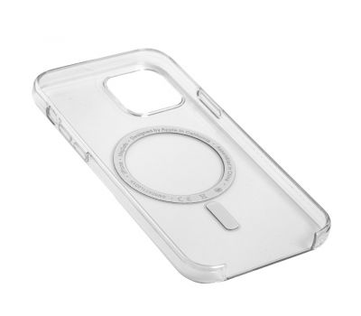 Чохол для iPhone 12/12 Pro MagSafe Silicone Size прозорий 2742958