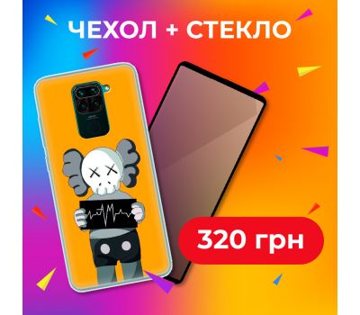 Чохол для Xiaomi Redmi 9T MixCase абстракція відбиток пальця 2742686