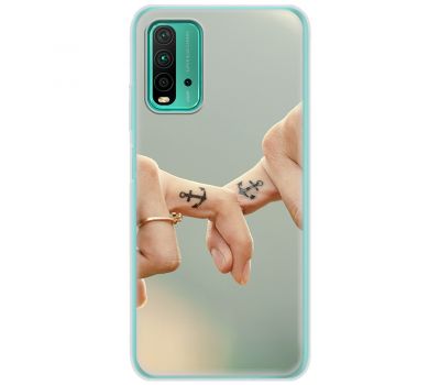 Чохол для Xiaomi Redmi 9T MixCase для закоханих пара з тату