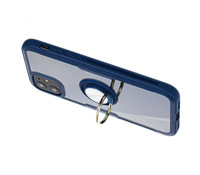 Чохол для iPhone 11 Pro Deen CrystalRing із кільцем синій 2743008