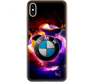 Чохол для iPhone XS Max MixCase авто бмв лого в диму