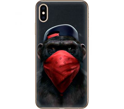 Чохол для iPhone XS Max MixCase звірі мавпа гангстер