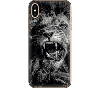 Чохол для iPhone XS Max MixCase звірі оскал лева