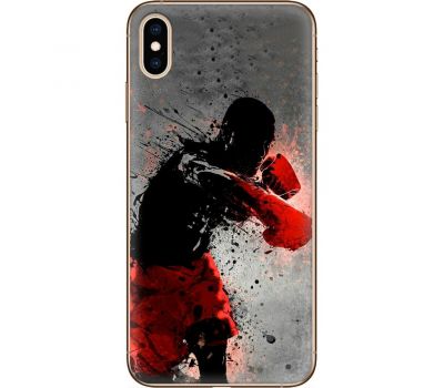 Чохол для iPhone XS Max MixCase спорт принт спорт правий хук