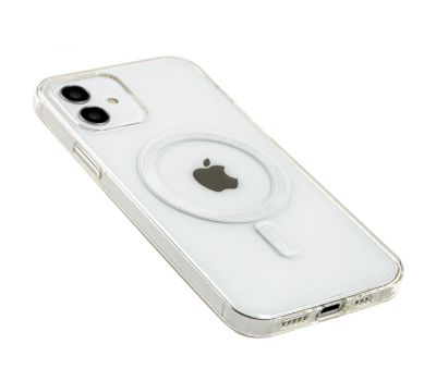 Чохол для iPhone 12/12 Pro MagSafe Silicone Full Size прозорий 2744401