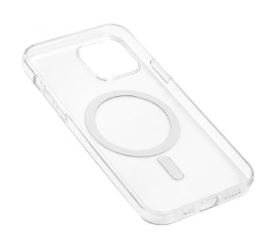 Чохол для iPhone 12/12 Pro MagSafe Silicone Full Size прозорий 2744402