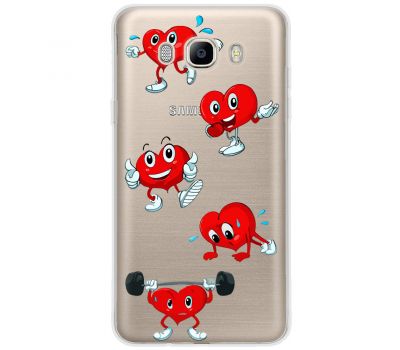 Чохол для Samsung Galaxy J5 2016 (J510) MixCase день закоханих смайлик серце