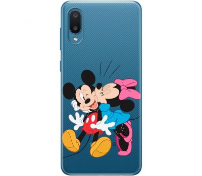 Чохол для Samsung A02 (A022) MixCase день закоханих закохані мишенята