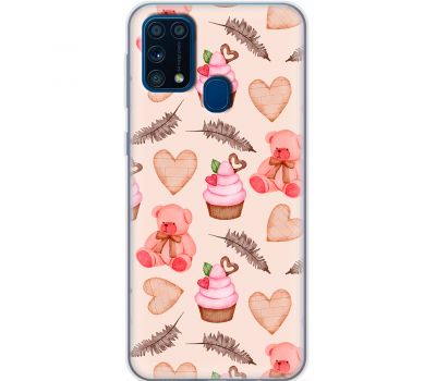 Чохол для Samsung Galaxy M31 (M315) MixCase день закоханих плюшевий ведмедик