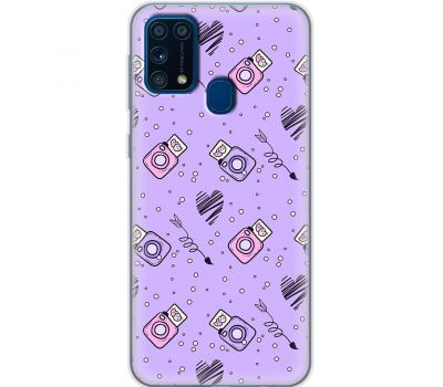 Чохол для Samsung Galaxy M31 (M315) MixCase день закоханих фото фіолетовий