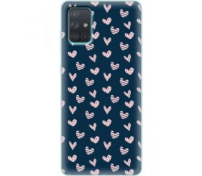 Чохол для Samsung Galaxy A71 (A715) MixCase день закоханих серця