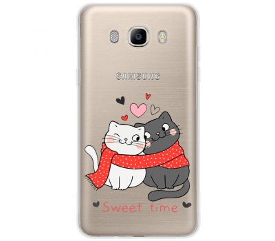 Чохол для Samsung Galaxy J5 2016 (J510) MixCase день закоханих закохані коти
