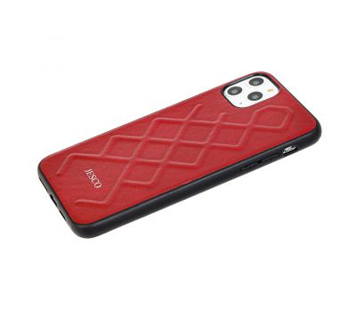 Чохол для iPhone 11 Pro Jesco Leather червоний 2746359
