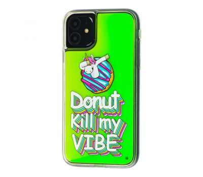 Чохол для iPhone 11 "Neon пісок" Donut kill my vibe