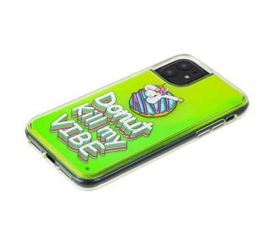 Чохол для iPhone 11 "Neon пісок" Donut kill my vibe 2747146