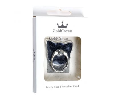 Кільце тримач Gold Crown Shining Kitty чорний 2750531