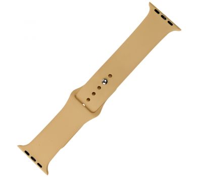 Ремінець для Apple Watch 42-44mm Band Silikone Two - Piece блідо-жовтий 2751742
