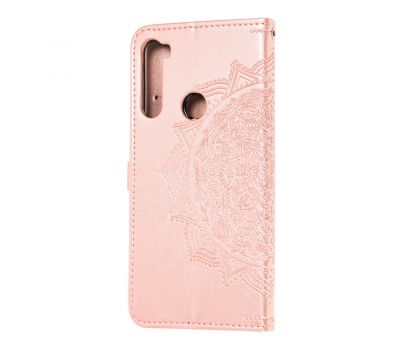 Чохол книжка для Xiaomi Redmi Note 8 "Art з візитівкою" рожевий 2752937