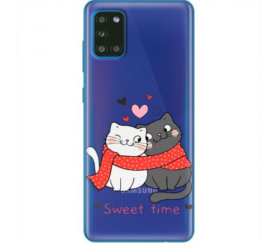 Чохол для Samsung Galaxy A31 (A315) MixСase день закоханих закохані коти