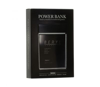 Зовнішній акумулятор PowerBank Remax RPP-69 Beryl 8000 mAh black 2755484