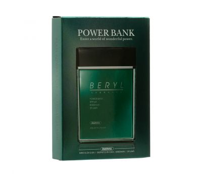 Зовнішній акумулятор PowerBank Remax RPP-69 Beryl 8000 mAh green 2755152