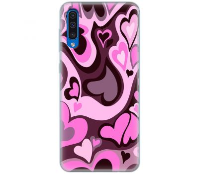 Чохол для Samsung Galaxy A50/A50S/A30S MixCase день закоханих серця на троянд