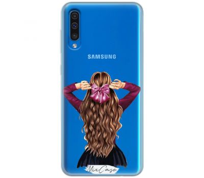 Чохол для Samsung Galaxy A50/A50S/A30S Mixcase дівчина з бантом