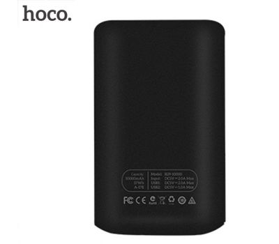Зовнішній акумулятор power bank Hoco B29 10000 mAh black 2760132