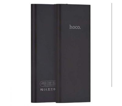 Зовнішній акумулятор power bank Hoco B16 Metal Surface 10000 mAh black